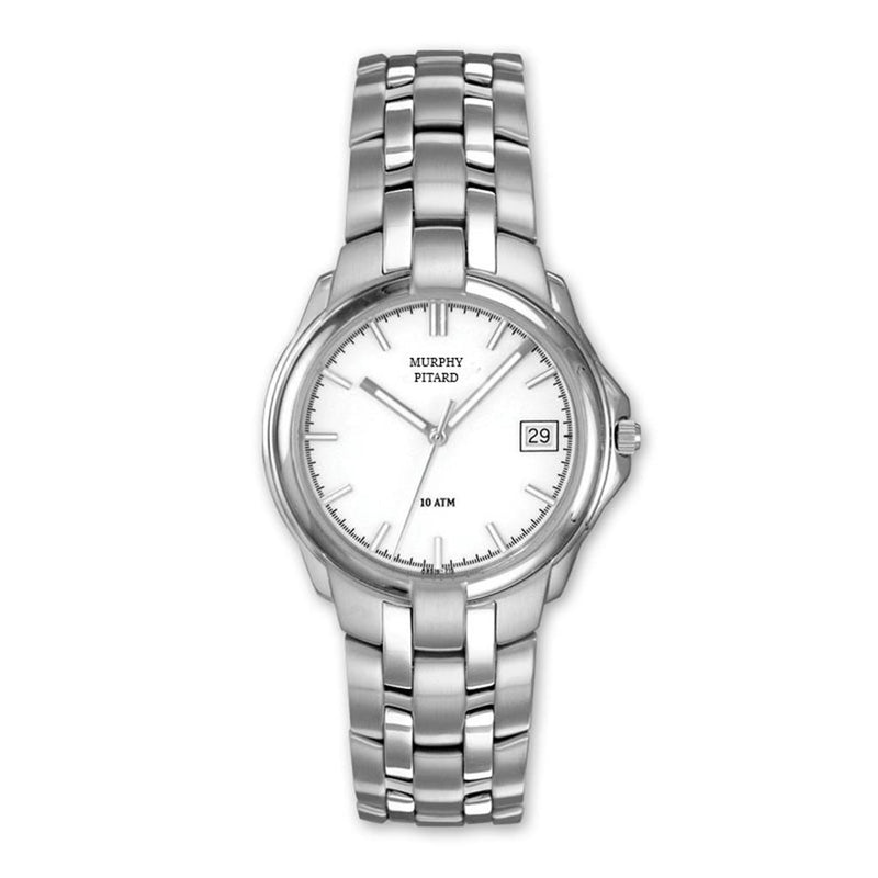 MPJ Stainless Steel 36.5mm Dress Watch