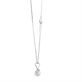 Elegant Diamond Necklaces 10K Gold White 1/4 Carats Diamond Martini Prong Solitaire Pendant Necklace - 18 Inch