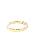 Elegant Diamond Band 14K Gold Yellow Stackable 0.69 Carats Diamond Anniversary Wedding Band