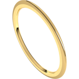 Luxurious Precious Metal Ring 10K Gold Yellow Stackable Ring