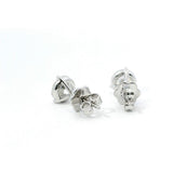 Classic & Contemporary 14K Gold White Lab-Grown 3.04 Carats Diamond Stud Earrings