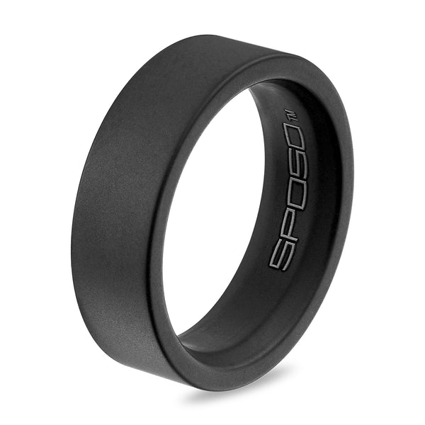 Black Tungsten 7 MM Comfort Fit Band