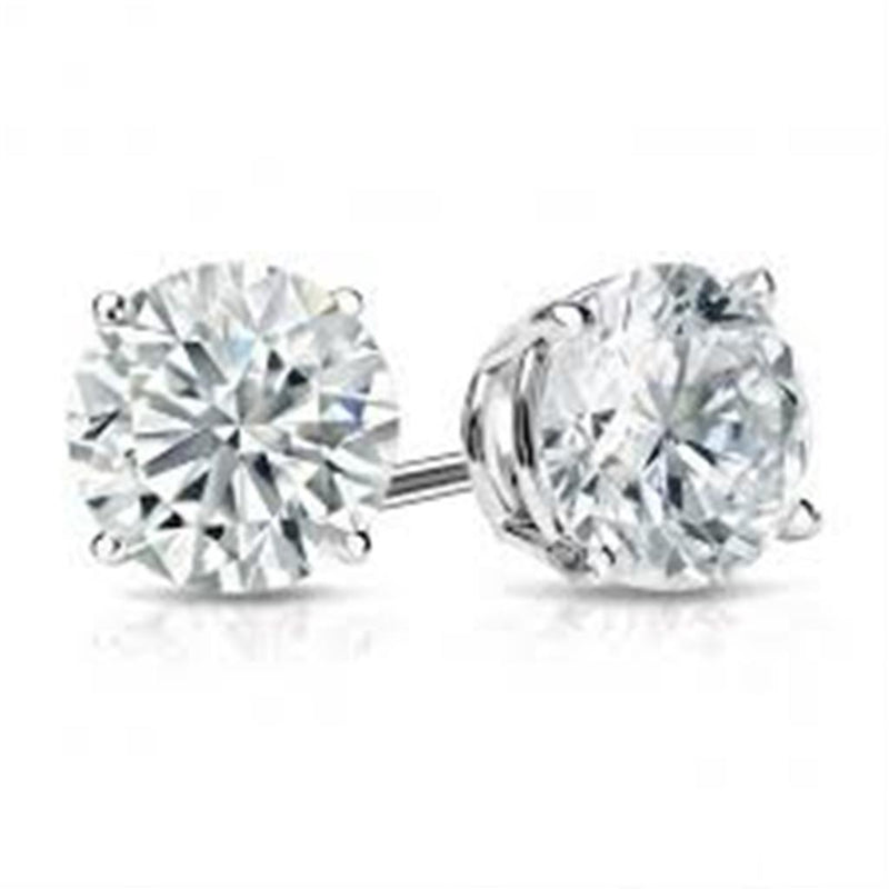 Traditional Set 1/2 Carats Diamond Stud Earrings