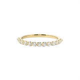 MPJ Exclusive Elegant Diamond Bands 14K Gold Yellow Stackable 1/2 Carats Diamond Anniversary Band