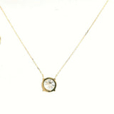 Elegant Diamond Necklaces 14K Gold Yellow 2.07 Carats Lab Grown Diamond Solitaire Pendant Necklace - 18 Inch