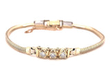 Yellow 14K Gold 0.36 Carats Diamond Add-A-Link Tennis Bracelet